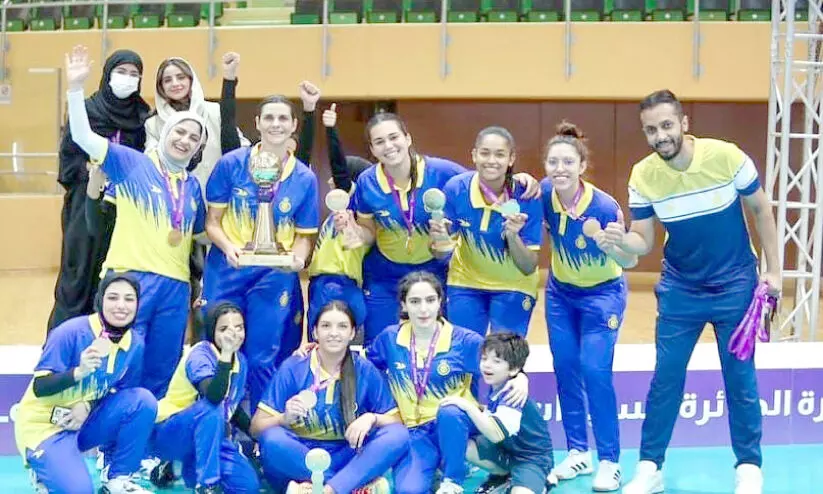 Saudi Women Volley ball Federation League Winner team Al Nasr