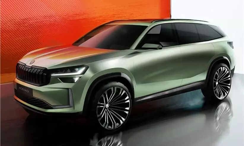 Next-gen Skoda Kodiaq sketches revealed ahead of October 4 world premiere