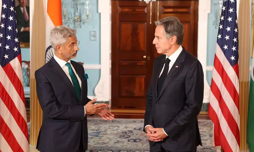 ജയ്ശങ്കർ-ബ്ലിങ്കൺ കൂടിക്കാഴ്ച; ഇന്ത്യ-കാനഡ പ്രശ്നം ചർച്ചയായി ജയ്ശങ്കർ-ബ്ലിങ്കൺ കൂടിക്കാഴ്ച; ഇന്ത്യ-കാനഡ പ്രശ്നം ചർച്ചയായി