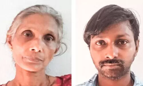 ആഭരണങ്ങൾ കവർന്ന കേസിൽ ഹോം നഴ്സും മകനും അറസ്റ്റിൽ