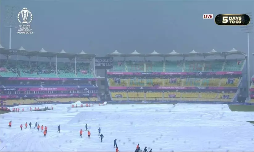 മഴ: ഇംഗ്ലണ്ടിനെതിരായ ഇന്ത്യയുടെ സന്നാഹ മത്സരം ഉപേക്ഷിച്ചു