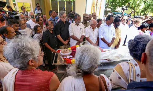 എം.എസ്. സ്വാമിനാഥന്റെ മൃതദേഹം സംസ്കരിച്ചു