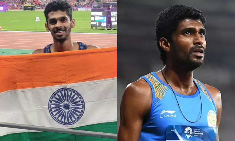 ഏഷ്യൻ ഗെയിംസിൽ മലയാളത്തിളക്കം; ലോങ്ജമ്പിൽ ശ്രീശങ്കറിന് വെള്ളി, 1500 മീറ്ററിൽ ജിൻസന് വെങ്കലം