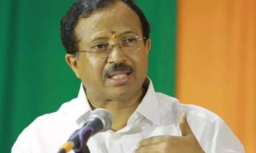 മാലിന്യംപോലും അഴിമതിക്ക് ഉപയോഗിക്കുന്നവർ തലമുറകളോട് ചെയ്യുന്നത് ദ്രോഹമെന്ന് വി. മുരളീധരൻ മാലിന്യംപോലും അഴിമതിക്ക് ഉപയോഗിക്കുന്നവർ തലമുറകളോട് ചെയ്യുന്നത് ദ്രോഹമെന്ന് വി. മുരളീധരൻ