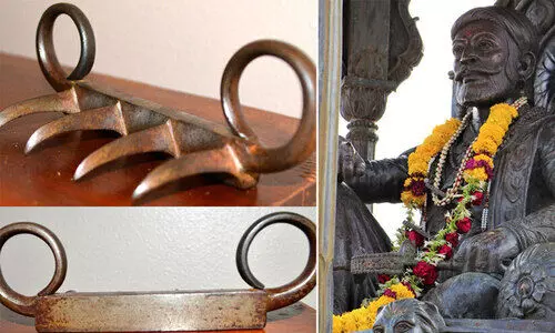 ശിവജിയുടെ പുലിനഖ ആയുധം കടമെടുക്കാൻ മഹാരാഷ്ട്ര മന്ത്രി ലണ്ടനിലേക്ക്