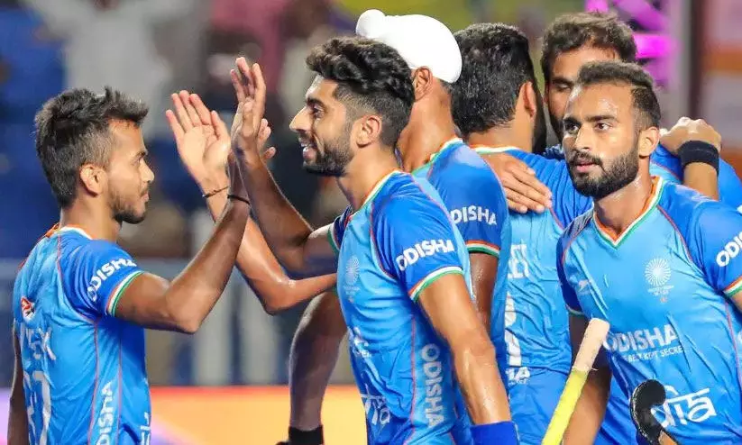 ഹോക്കിയിൽ വമ്പൻ ജയത്തോടെ ഇന്ത്യ സെമിയിൽ