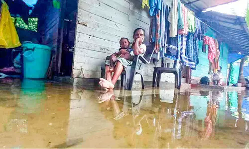 തോരാമഴയില്‍ വ്യാപക നാശം
