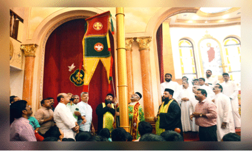 സെന്റ് മേരീസ് ഇന്ത്യന്‍ ഓര്‍ത്തഡോക്സ് കത്തീഡ്രൽ പെരുന്നാൾ കൊടിയേറ്റ്