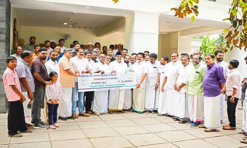 Riyad KMCC Mankada Mandalam Donated 30 Lakhs to CH Center