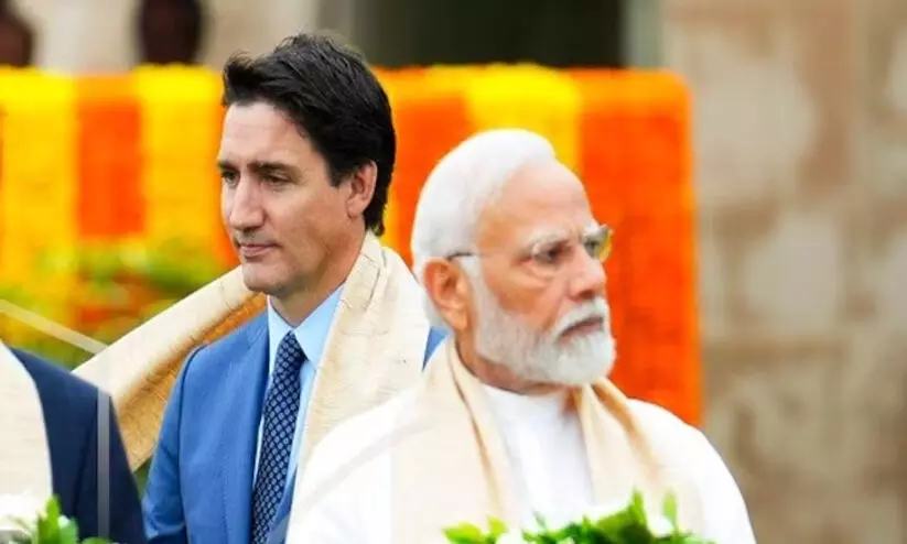 Narendra Modi and Canada Prime Minister