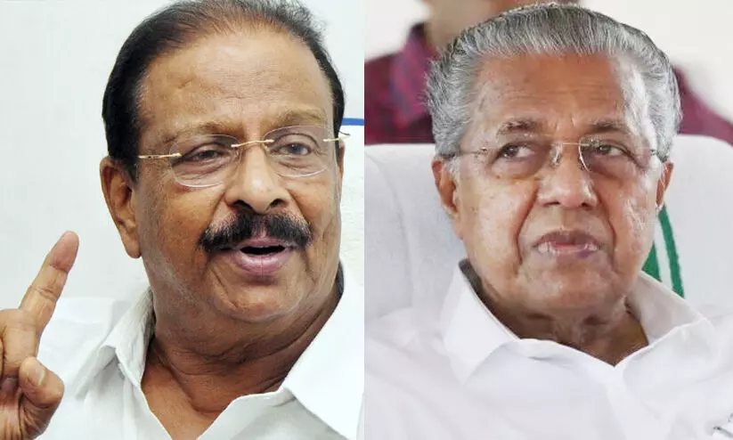 k sudhakaran and pinarayi Vijayan