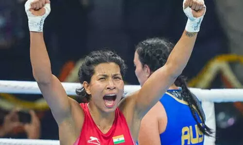 ബോക്സിങ്ങിൽ ഫൈനലിലേക്ക് ഇടിച്ചുകയറി ലവ്‍ലിന; ഒളിമ്പിക്സ് യോഗ്യത