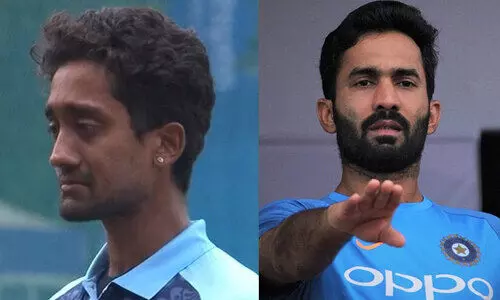 ദേശീയ ഗാനാലാപനത്തിനിടെ കണ്ണീരടക്കാനാവാതെ ഇന്ത്യൻ താരം സായ് കിഷോർ; വൈകാരിക കുറിപ്പുമായി ദിനേശ് കാർത്തിക്