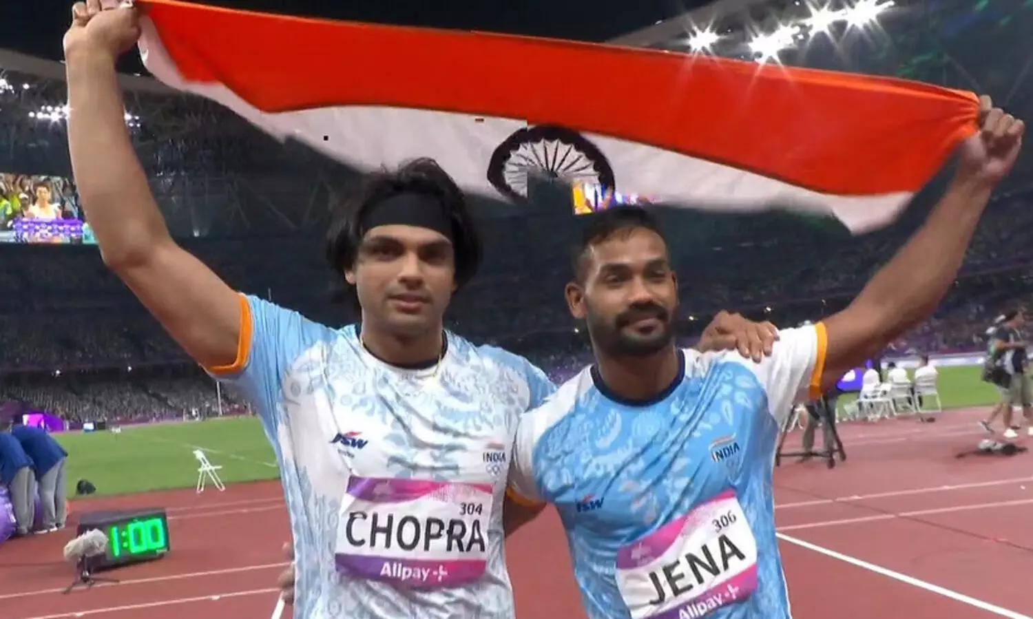 ജാവലിനിൽ ഇന്ത്യൻ ആധിപത്യം! നീരജിന് സ്വർണം; കിഷോർ ജെനക്ക് വെള്ളി