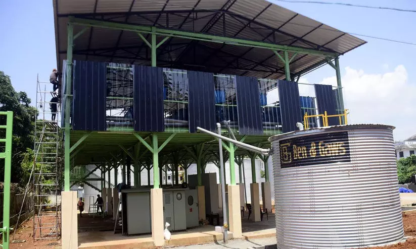 sewage treatment plant-kozhikode medical college