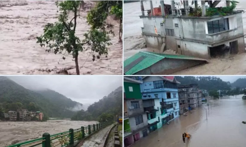 sikkim flash flood sikkim flash flood