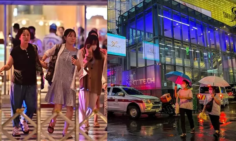 തായ്ലൻഡ് മാളിലെ വെടിവയ്പ്പ്; ഷൂട്ട് ചെയ്യാൻ തന്നോട് ആരോ ആവശ്യപ്പെടുകയായിരുന്നെന്ന് 14 കാരൻ തായ്ലൻഡ് മാളിലെ വെടിവയ്പ്പ്; ഷൂട്ട് ചെയ്യാൻ തന്നോട് ആരോ ആവശ്യപ്പെടുകയായിരുന്നെന്ന് 14 കാരൻ