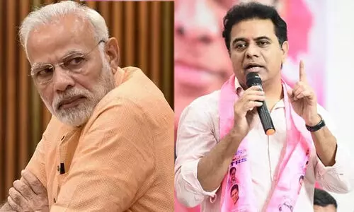 KTR Slams Narendra Modi