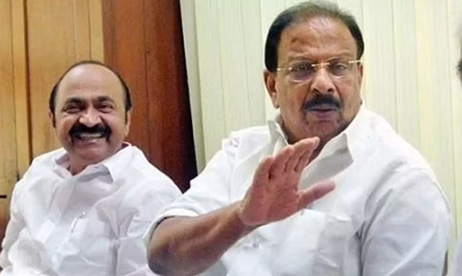 k sudhakaran and vd satheesan