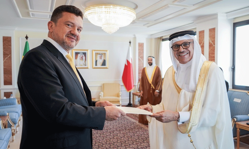 ബ്രസീൽ അംബാസഡറിൽനിന്ന് വിദേശകാര്യ മന്ത്രി നിയമനരേഖകൾ സ്വീകരിച്ചു ബ്രസീൽ അംബാസഡറിൽനിന്ന് വിദേശകാര്യ മന്ത്രി നിയമനരേഖകൾ സ്വീകരിച്ചു