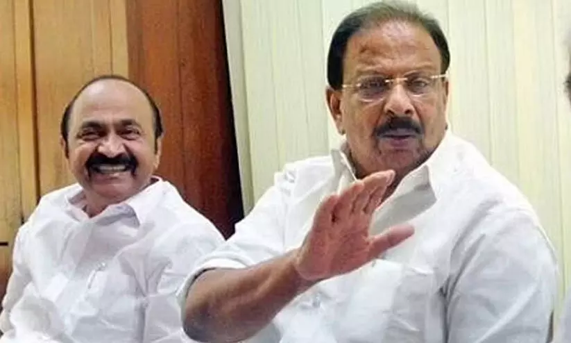 k sudhakaran and vd satheesan