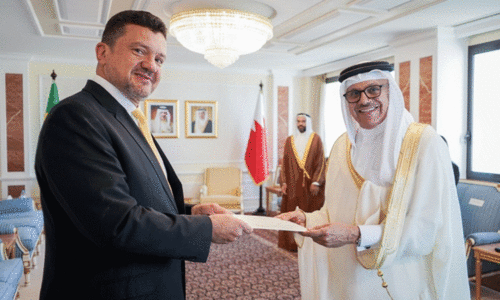 ബ്ര​സീ​ൽ അം​ബാ​സ​ഡ​റി​ൽ​നി​ന്ന് വി​ദേ​ശ​കാ​ര്യ മ​ന്ത്രി നി​യ​മ​ന​രേ​ഖ​ക​ൾ സ്വീ​ക​രി​ച്ചു