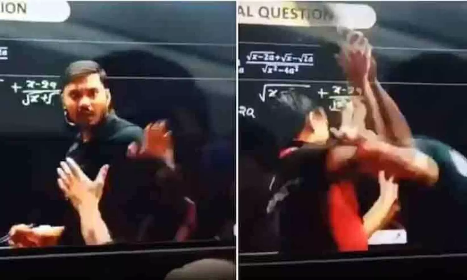 Students slipper attack stuns Physics Wallah live class