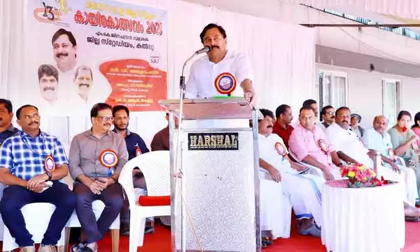 മന്ത്രി അബ്ദുറഹ്മാന്‍ സംസാരിക്കുന്നു