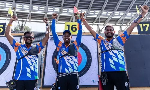 അമ്പെയ്ത്തിൽ വെള്ളി, ഗുസ്തിയിൽ വെങ്കലം; 90 കടന്ന് ഇന്ത്യൻ മെഡൽ നേട്ടം