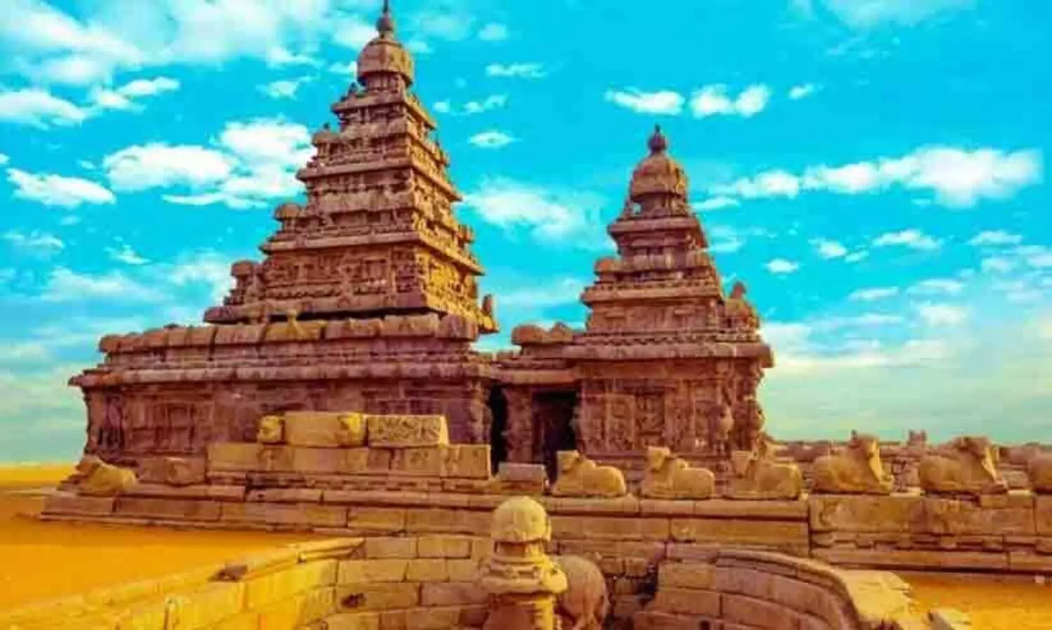 ഇന്ത്യയിലെ ആദ്യത്തെ ഗ്രീൻ എനർജി ആർക്കിയോളജിക്കൽ സൈറ്റായി മഹാബലിപുരം ഷോർ ടെമ്പിൾ