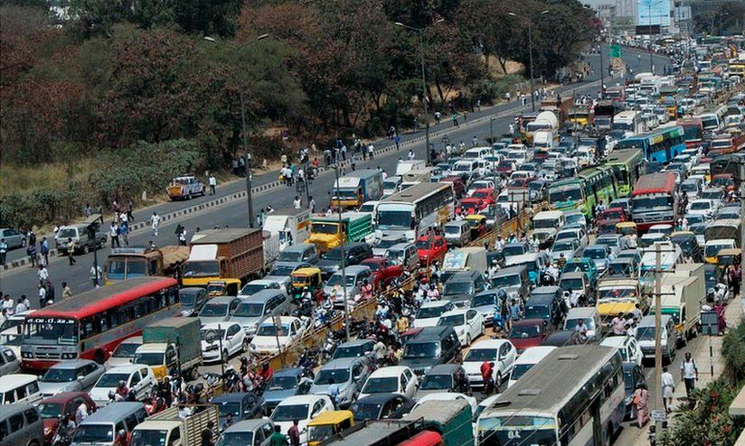 Traffic in Bangalore