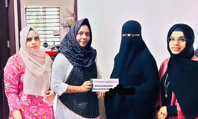 കോ​ട്ട​ക്ക​ൽ റി​ട്രേ​യ്സി​ന് റി​യാ​ദ് വ​നി​ത കെ.​എം.​സി.​സി സ​ഹാ​യം ന​ൽ​കി