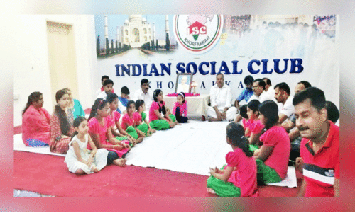 ഖോ​ർ​ഫ​ക്കാ​ൻ ഇ​ന്ത്യ​ൻ സോ​ഷ്യ​ൽ ക്ല​ബി​ൽ ന​ട​ന്ന ഗാ​ന്ധി​ജ​യ​ന്തി ആ​ഘോ​ഷം