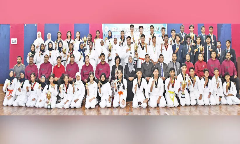 CBSE Cluster Taekwondo Championship Overall Winners The ideal school team