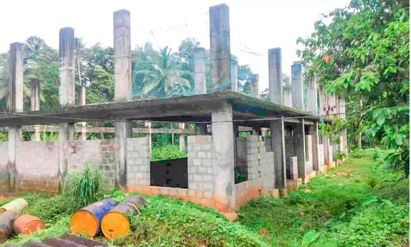 കൃഷി വകുപ്പ്​ ഉടക്കി; പാതിവഴിയില്‍ നിലച്ച്‌ വെള്ളിയാമറ്റത്തെ സദ്‌ഭാവന മണ്ഡപം