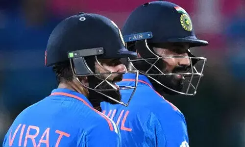 രക്ഷകരായി കോഹ്‍ലിയും രാഹുലും; ആറ് വിക്കറ്റ് ജയത്തോടെ ഇന്ത്യ തുടങ്ങി