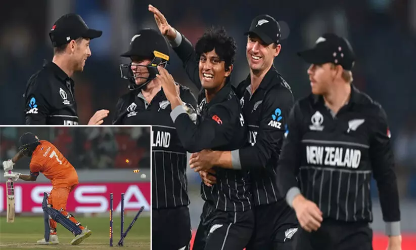 വിജയം തുടർന്ന് ന്യൂസിലൻഡ്; നെതർലാൻഡ്സിനെ തകർത്തത് 99 റൺസിന് വിജയം തുടർന്ന് ന്യൂസിലൻഡ്; നെതർലാൻഡ്സിനെ തകർത്തത് 99 റൺസിന്