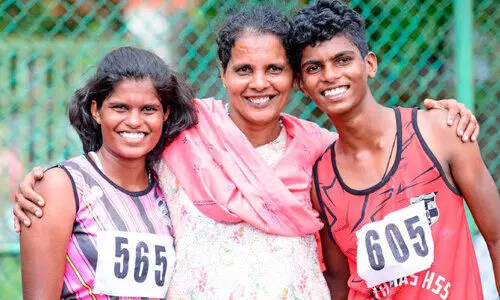 റ​വ​ന്യൂ ജി​ല്ല സ്കൂ​ൾ കാ​യി​ക​മേ​ള​: ഈ വിജയം അമ്മക്ക്