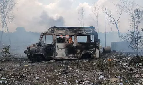 Several were feared dead after an explosion occurred at a firecracker factory in Tamil Nadu’s Ariyalur on Monday