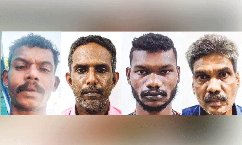 മുക്കുപണ്ടം പണയം വെച്ച് പണം തട്ടുന്ന നാലംഗ സംഘം പിടിയിൽ മുക്കുപണ്ടം പണയം വെച്ച് പണം തട്ടുന്ന നാലംഗ സംഘം പിടിയിൽ