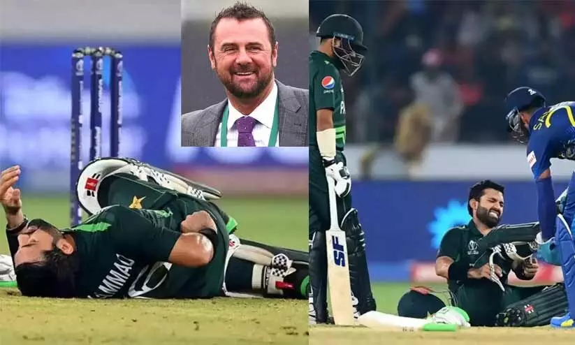 ‘അവനെ സിനിമയിലെടുക്കണം’; റിസ്വാന്റെ പരിക്കിനെ പരിഹസിച്ച് കമന്റേറ്റർ സൈമൺ ഡൗൾ, ചേരിതിരിഞ്ഞ് ആരാധകർ ‘അവനെ സിനിമയിലെടുക്കണം’; റിസ്വാന്റെ പരിക്കിനെ പരിഹസിച്ച് കമന്റേറ്റർ സൈമൺ ഡൗൾ, ചേരിതിരിഞ്ഞ് ആരാധകർ