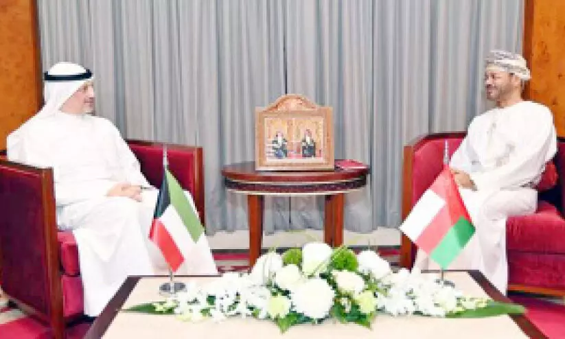 ഒമാൻ-കുവൈത്ത് വിദേശകാര്യ മന്ത്രിമാർ കൂടിക്കാഴ്ച നടത്തി