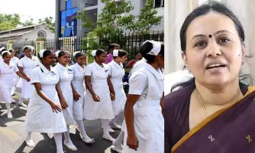 ആറ് നഴ്സിങ് കോളജുകള്ക്ക് 79 തസ്തികകള് സൃഷ്ടിച്ചുവെന്ന് വീണ ജോർജ് ആറ് നഴ്സിങ് കോളജുകള്ക്ക് 79 തസ്തികകള് സൃഷ്ടിച്ചുവെന്ന് വീണ ജോർജ്