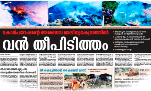 മാലിന്യകേന്ദ്രത്തിലെ തീപിടിത്തം: കാരണം വ്യക്തമായില്ല; വിശദപരിശോധന വേണമെന്ന് അഗ്നിരക്ഷാസേന