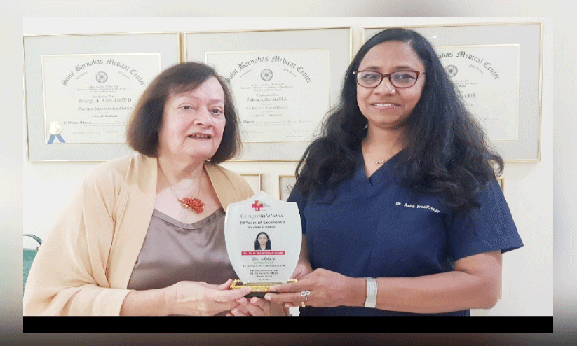 ഡോ. ​ആ​ശ ശ്രീ​കു​മാ​റി​ന് ആ​ദ​രം