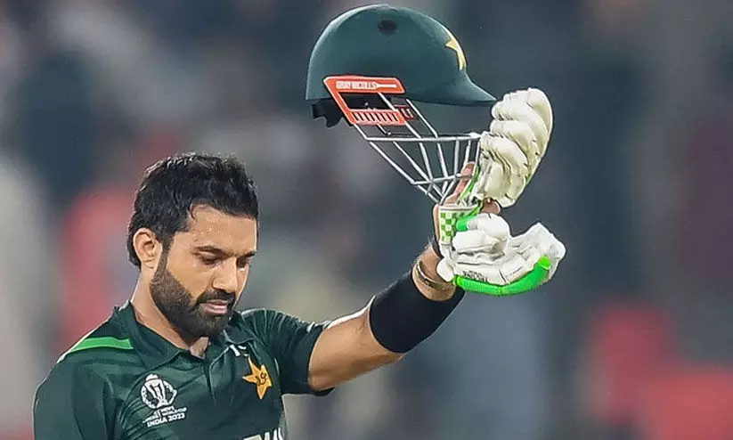 പുറത്തുവന്നത് പാകിസ്താന്‍റെ തീവ്രവാദ ചിന്താഗതി; വിജയം ഗസ്സയിലെ സഹോദരങ്ങൾക്ക് സമർപ്പിച്ച റിസ്‍വാനെതിരെ ബി.ജെ.പി