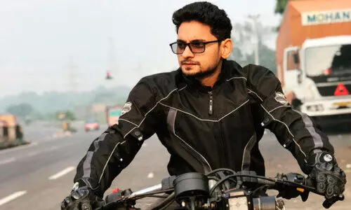 ഇരുചക്രവാഹനങ്ങളുടെ ഹാൻഡിൽ ഉയരം ക്രമീകരിക്കാൻ സംവിധാനം; പേറ്റൻറ് സ്വന്തമാക്കി യുവാവ്​