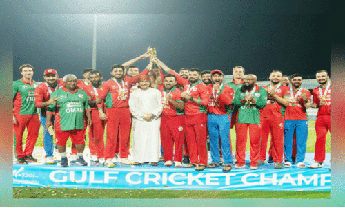 പ്രഥമ ഗൾഫ് ടി 20 ടൂർണമെന്റിൽ കിരീടം നേടിയ ഒമാൻ