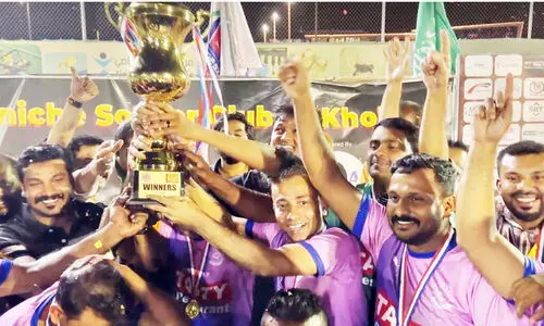 കോ​ർ​ണി​ഷ്​ സോ​ക്ക​ർ സീ​നി​യ​ർ പ്ല​സ് 40 സെ​വ​ൻ​സ് ഫു​ട്ബാ​ൾ: ടേ​സ്​​റ്റി ഖ​ത്വീ​ഫ്​ ജേ​താ​ക്ക​ൾ