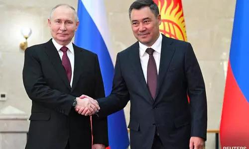 പുടിൻ കിർഗിസ്താനിൽ; അടുത്തയാഴ്ച ചൈനയിലേക്ക്